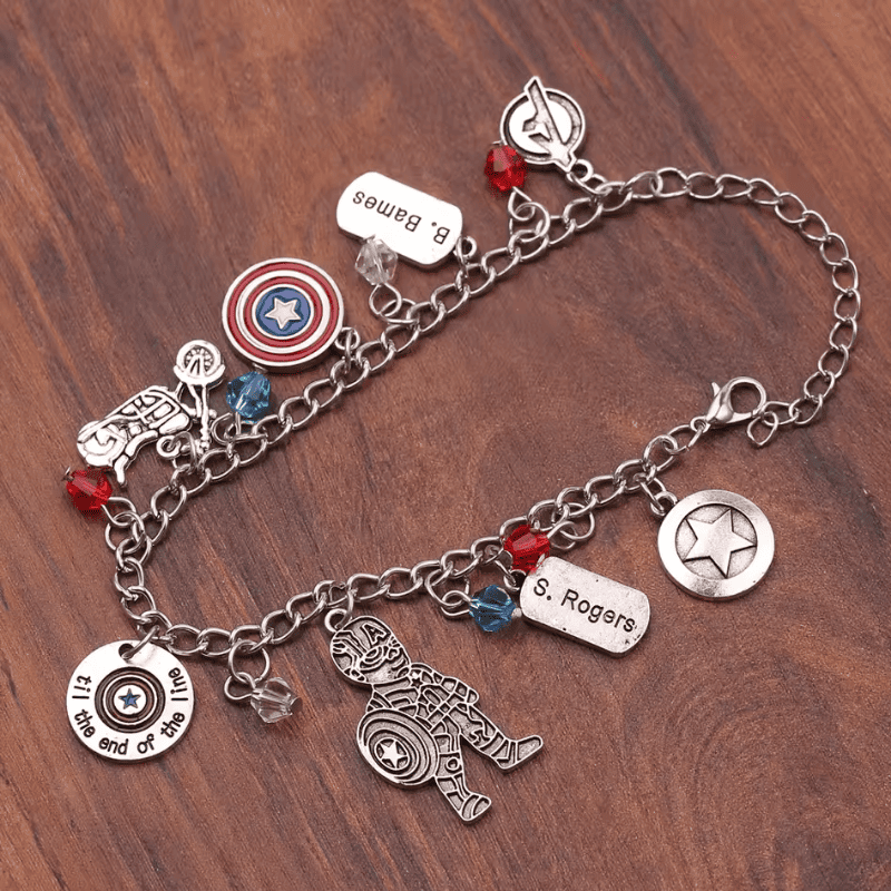 Capt. America Star-Spangled Shield Bracelet