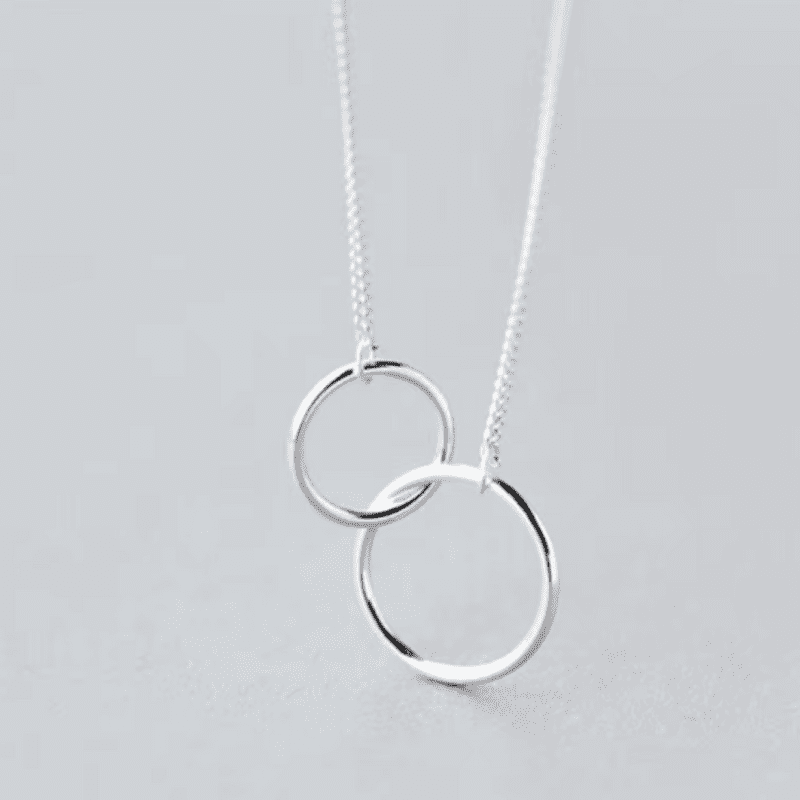 Circle of Knowledge Necklace  Oscar Willow & Co Silver  