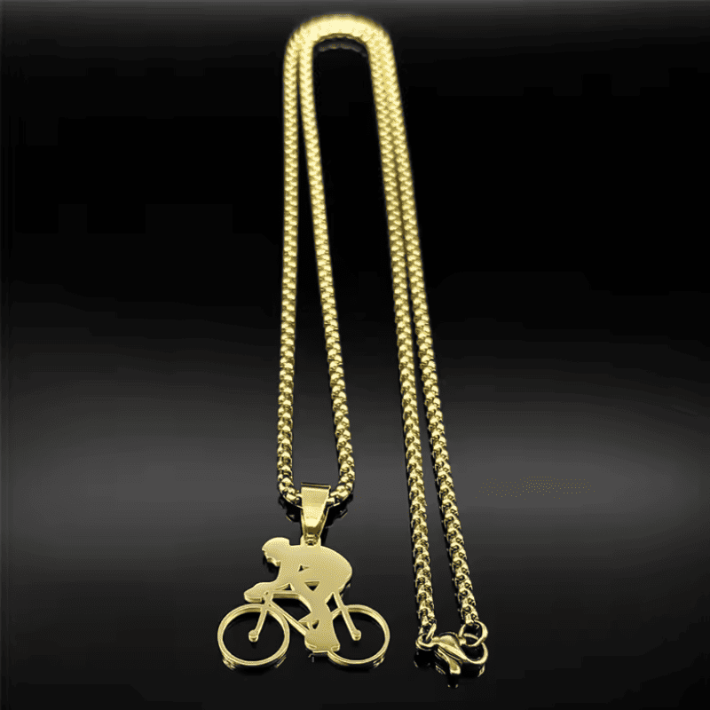 Cyclist's Passion Pendant Necklace