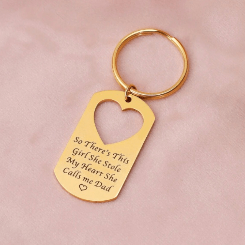 Daddy's Girl Keychain/Necklace  Oscar Willow & Co   