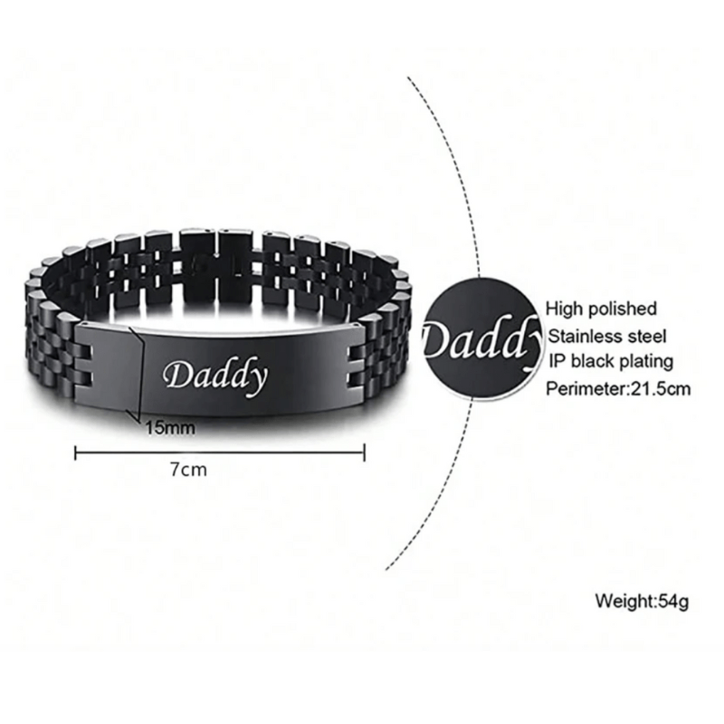 Personalized Trendy Steel Bracelet  Oscar Willow & Co   