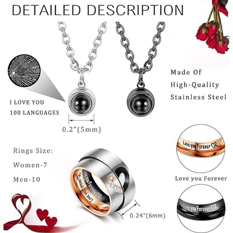 Destined Love Necklace & Ring Set