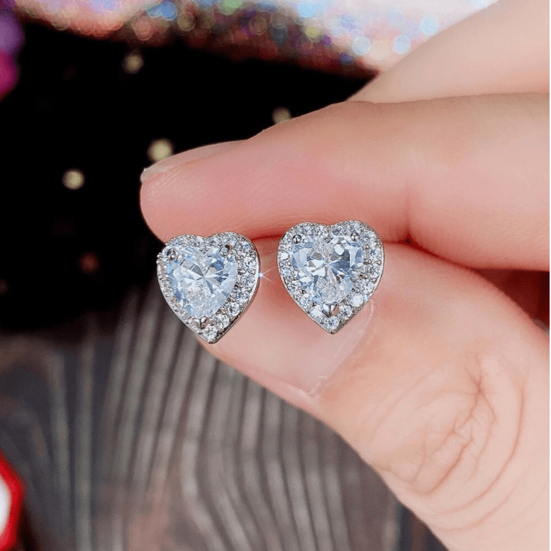 Oscar Willow Co Diamond Endless Love Earrings