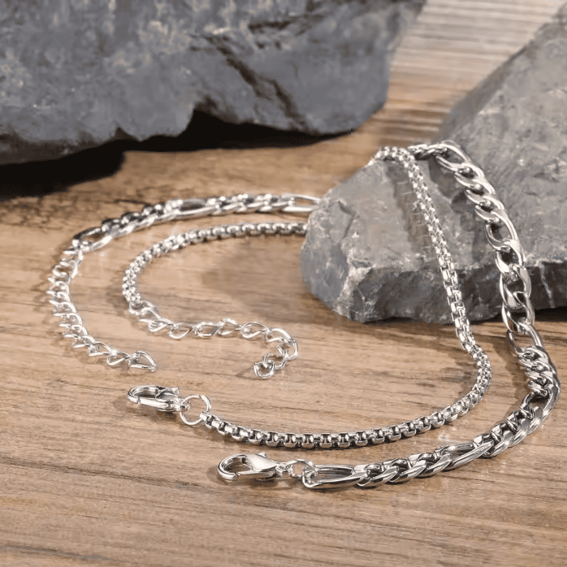 Edge Link Chain Bracelet