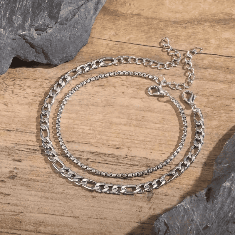 Edge Link Chain Bracelet