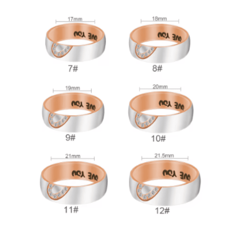 Eternal Bond Heart Promise Rings