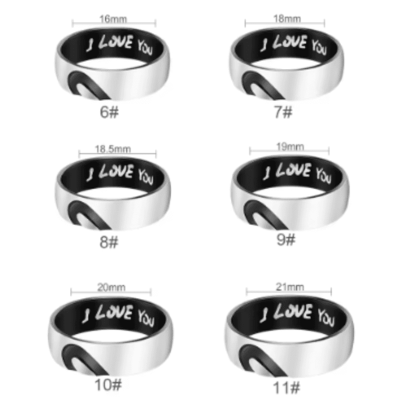 Eternal Bond Heart Promise Rings