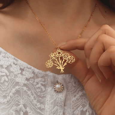 Everlasting Bloom Necklace  Oscar Willow & Co   