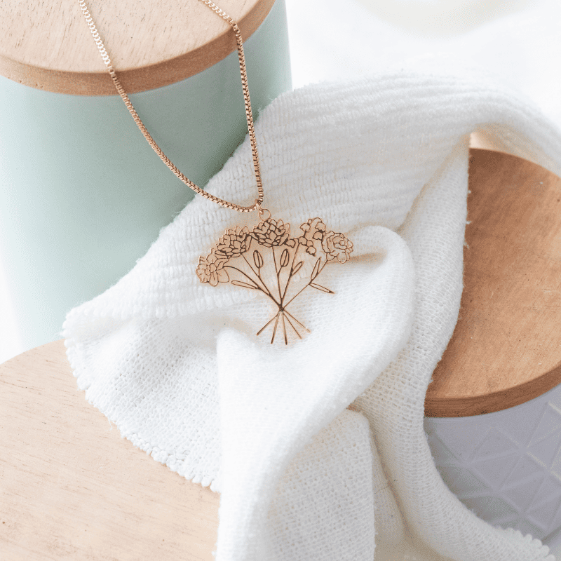 Everlasting Bloom Necklace  Oscar Willow & Co   