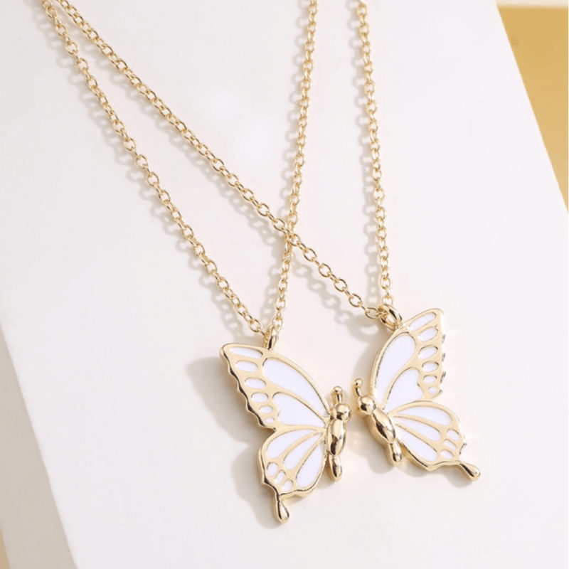 Forever Flutter Friendship Necklace  Oscar Willow & Co   