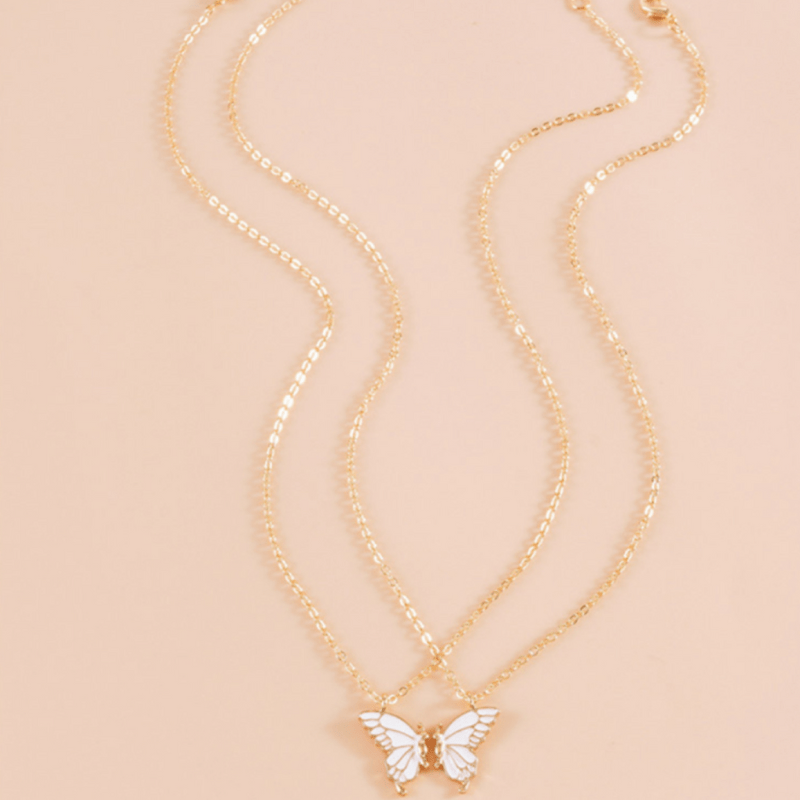 Forever Flutter Friendship Necklace  Oscar Willow & Co   