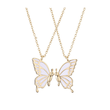 Forever Flutter Friendship Necklace  Oscar Willow & Co Gold  