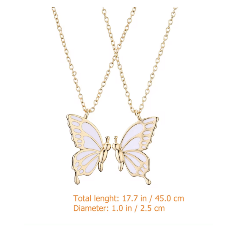 Forever Flutter Friendship Necklace  Oscar Willow & Co   