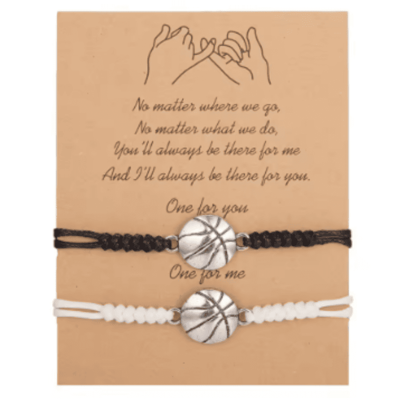 Forever Teammates Basketball Bracelet Set