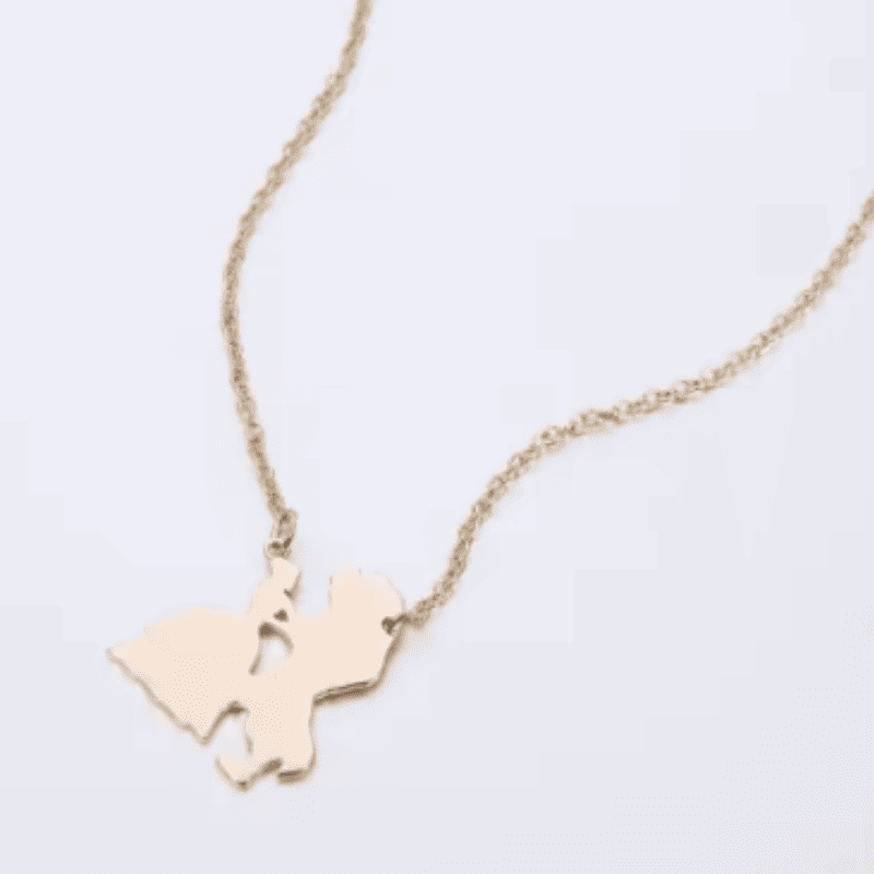 Beauty and the Beast Forever Dance Necklace
