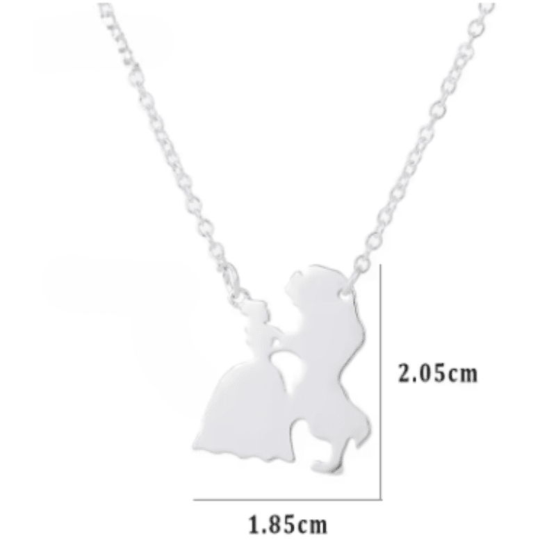 Beauty and the Beast Forever Dance Necklace