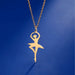 Ballerina Necklace  Oscar Willow & Co Gold  