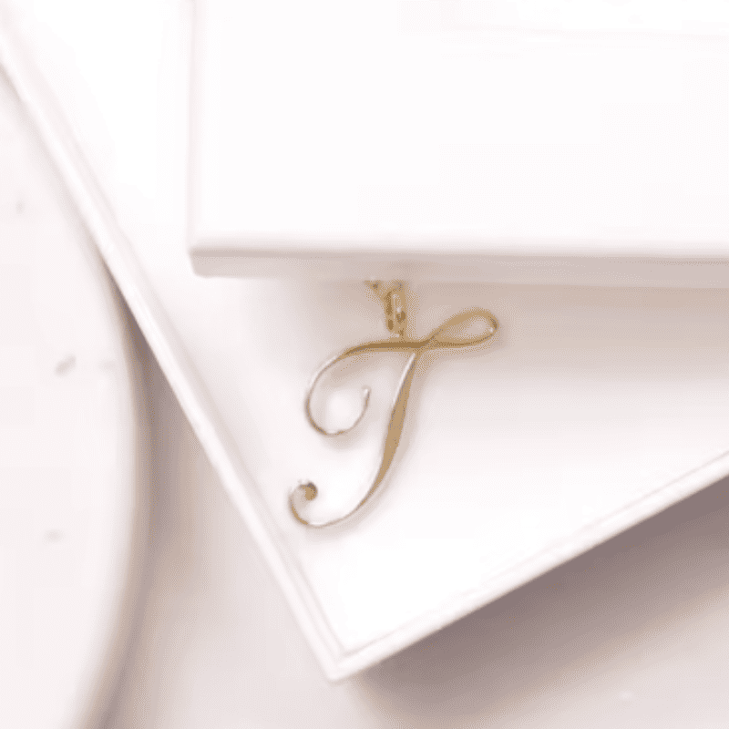 Graceful Initial Pendant