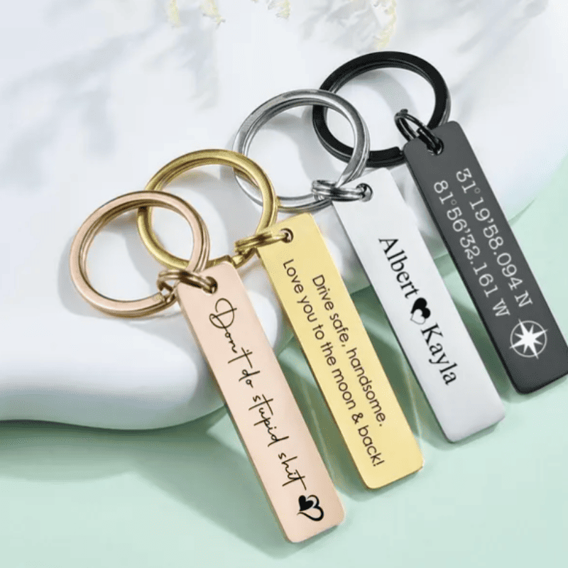 Heartfelt Tag Keychain