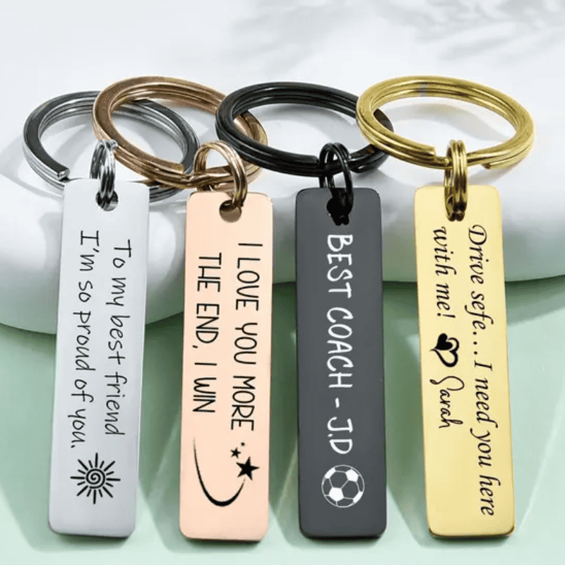 Heartfelt Tag Keychain