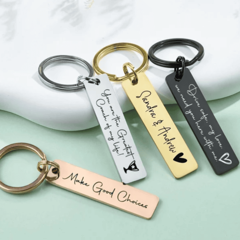 Heartfelt Tag Keychain
