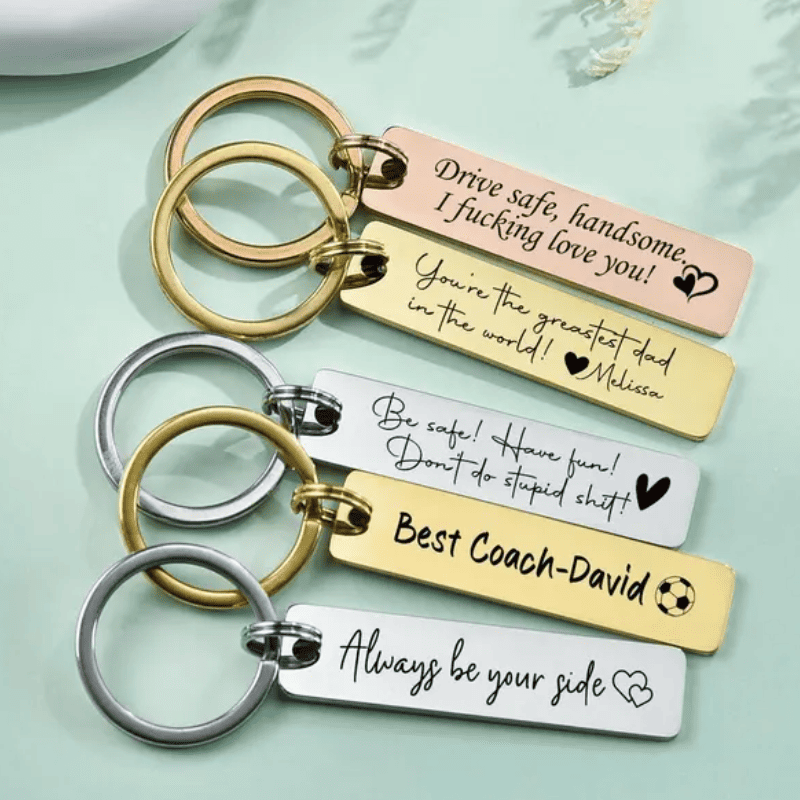 Heartfelt Tag Keychain