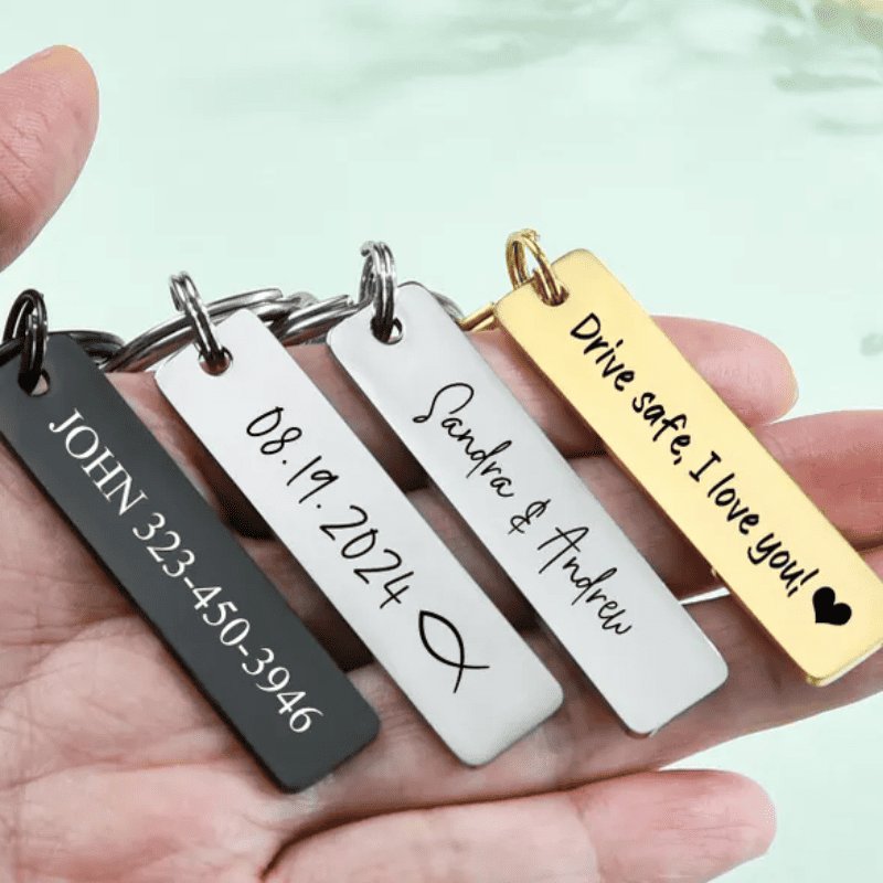 Heartfelt Tag Keychain