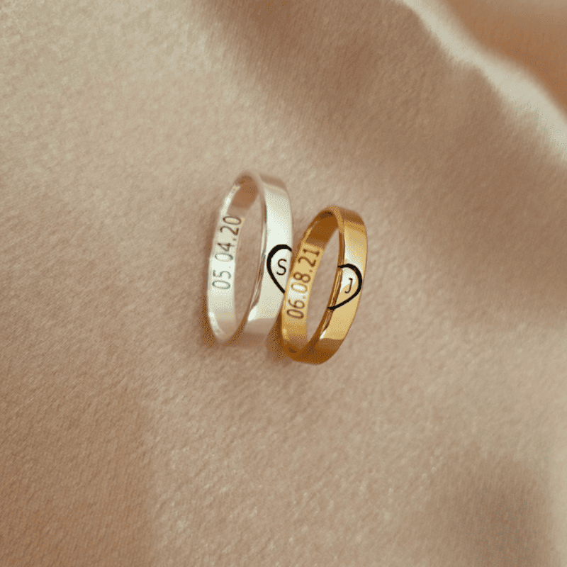 Heartlink Duo Rings
