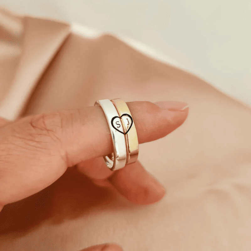 Heartlink Duo Rings