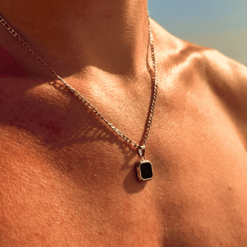Hexa Prism Pendant Necklace