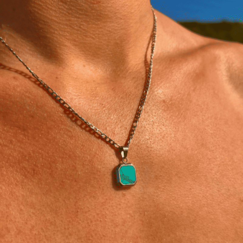 Hexa Prism Pendant Necklace