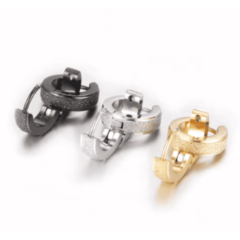 Hollow Glint Hoop Earrings