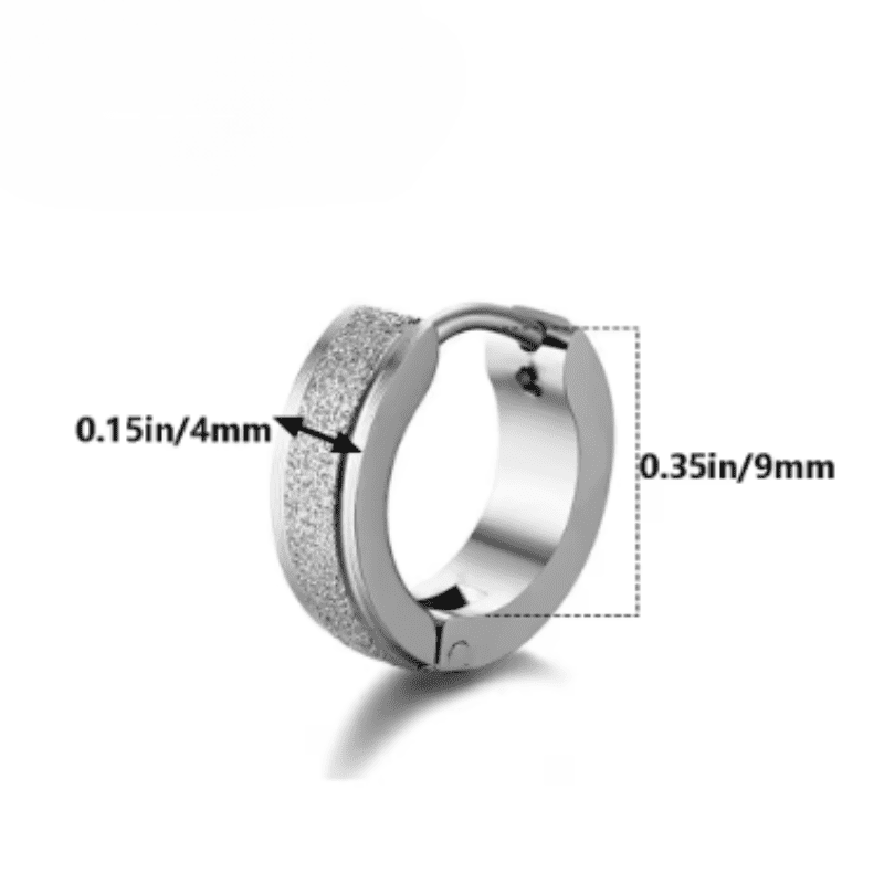 Hollow Glint Hoop Earrings