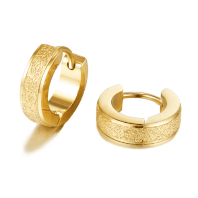 Hollow Glint Hoop Earrings