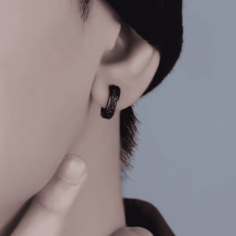 Hollow Glint Hoop Earrings