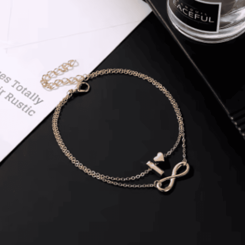 Infinity Heart Anklet