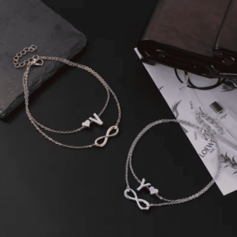 Infinity Heart Anklet