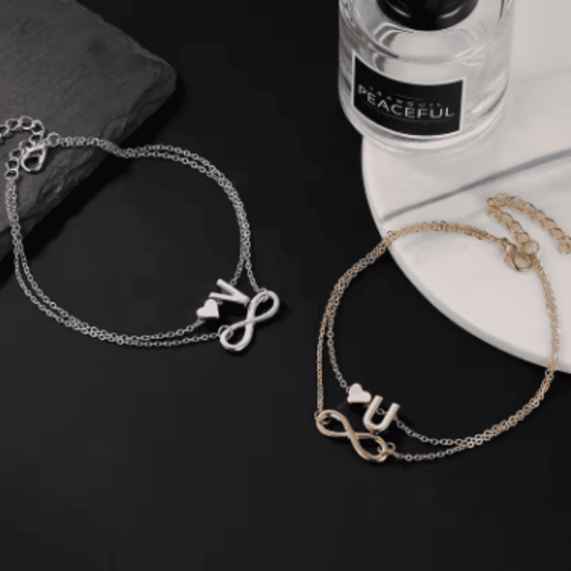 Infinity Heart Anklet