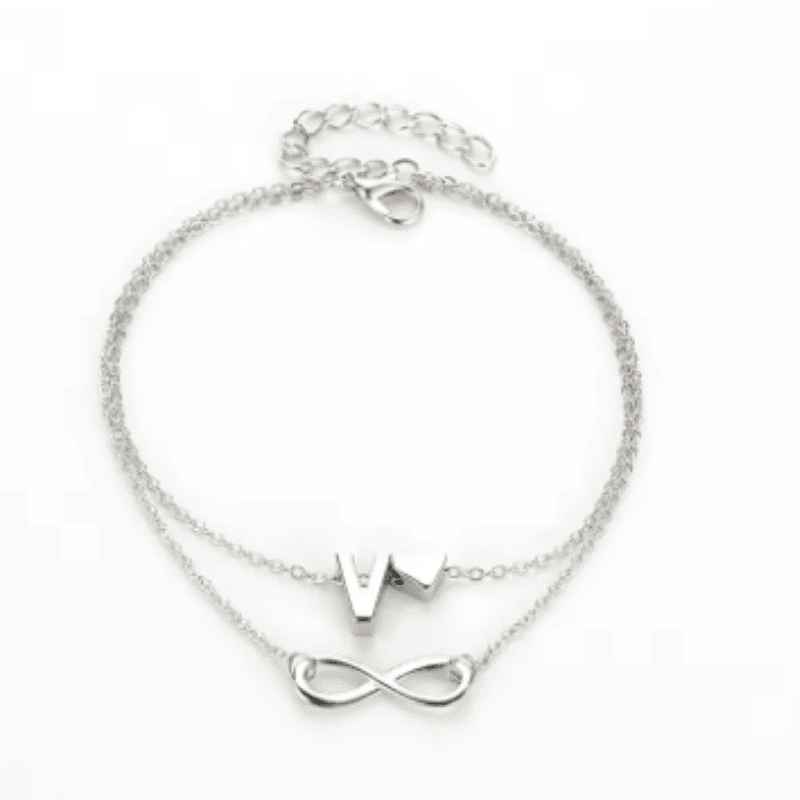 Infinity Heart Anklet