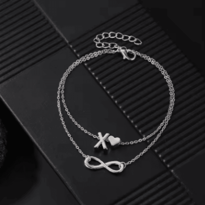 Infinity Heart Anklet