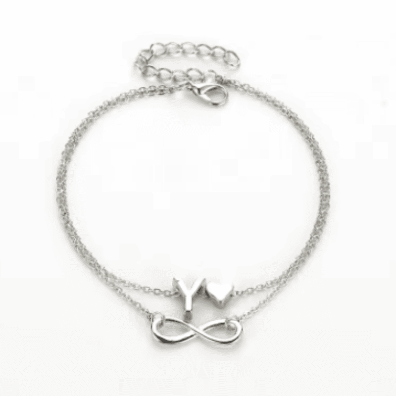 Infinity Heart Anklet