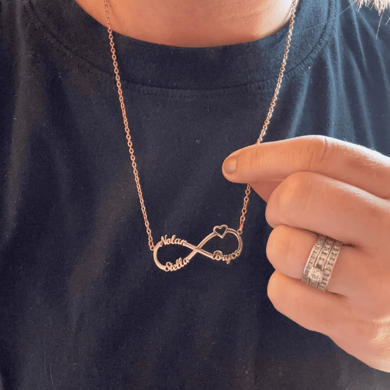 Infinity Love Name Necklace