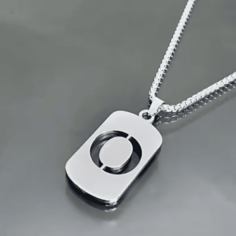 Initial Tag Necklace