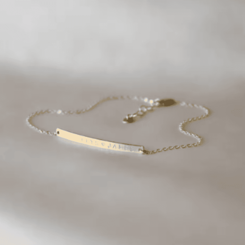 Keepsake Bar Anklet