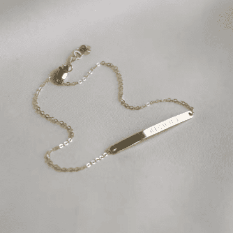 Keepsake Bar Anklet