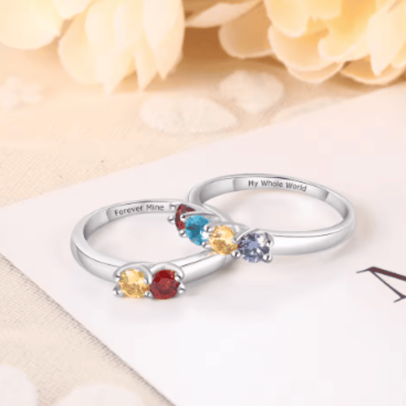 Legacy of Love Personalised Birthstone Ring