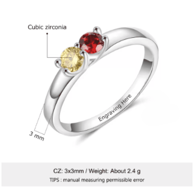 Legacy of Love Personalised Birthstone Ring