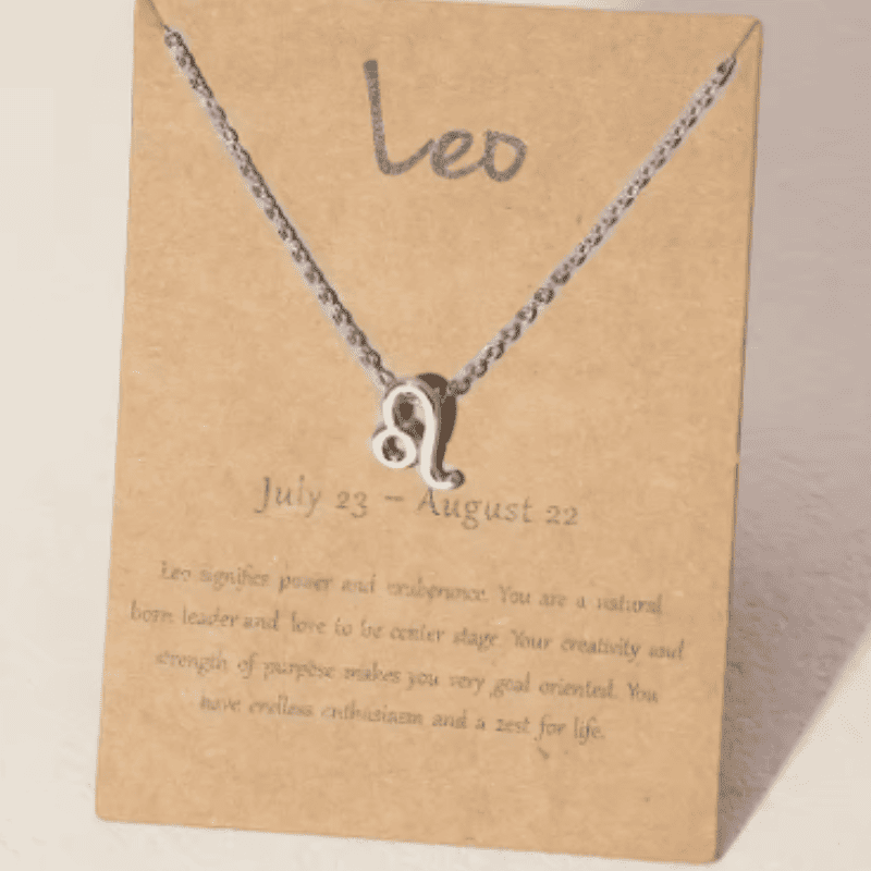 Leo "The Radiant Crown" Zodiac Necklace