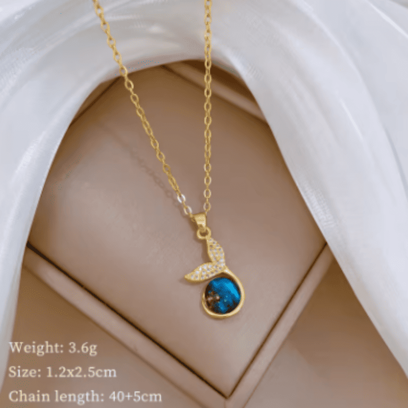 Little Mermaid Tidewish Necklace