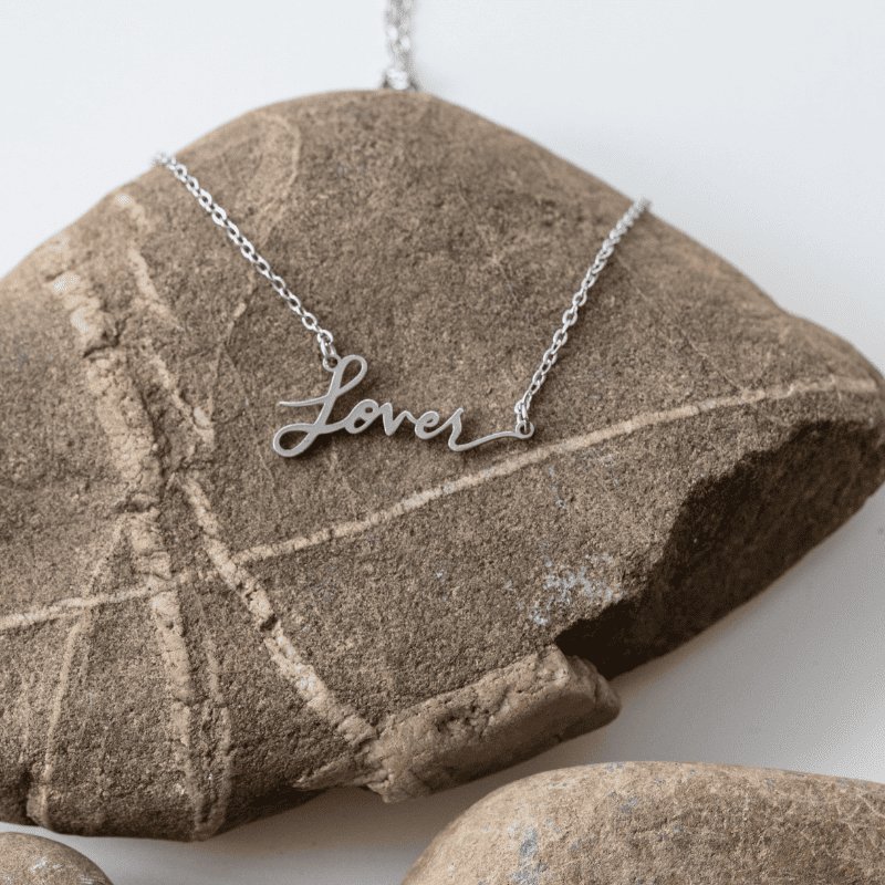 Taylor Swift inspired 'Lover' Necklace  Oscar Willow & Co Silver  